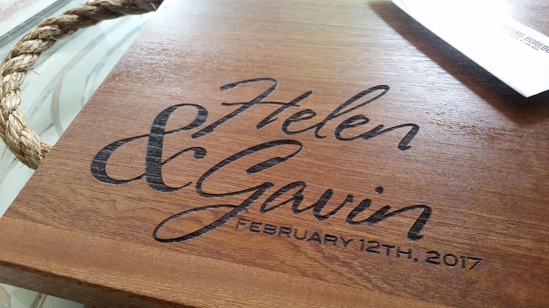 Personalized Cutting Board, Closing Gift, Personalized Serving Platter