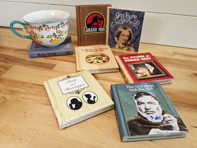 CuttingBoredom Book Coasters - Thumbnail 5
