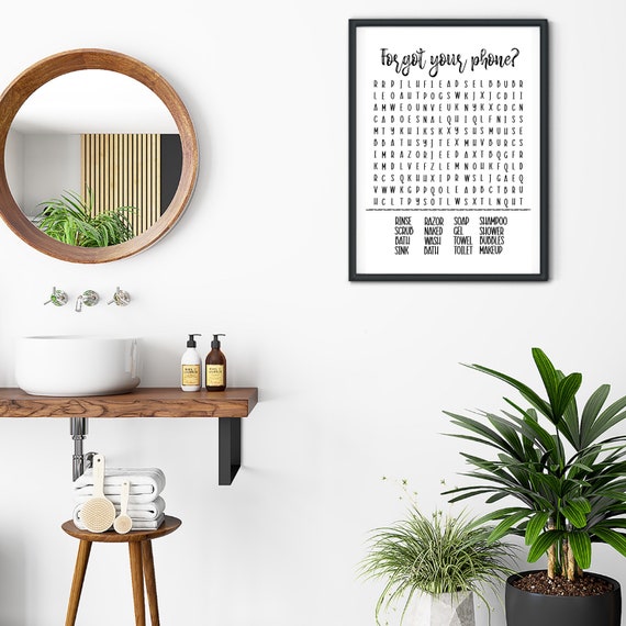 Bathroom Decor Bathroom Wall Artfunny Bathroom Decor Etsy