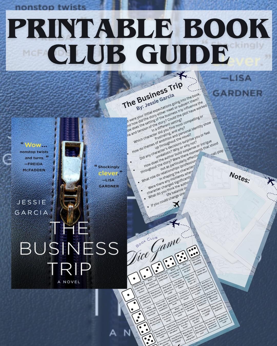 Printable Book Club Questions — the Business Trip by Jessie Garcia ...