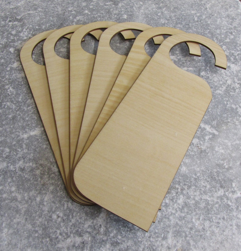Wooden Door Hangers Wood Sign Shape Plain Blank Craft Supplies Etsy
