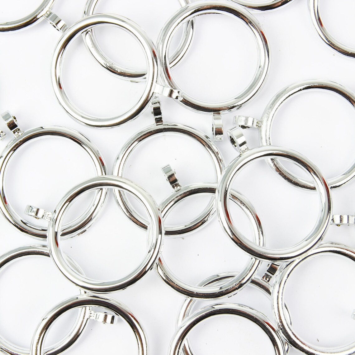 30 Pack of Plastic Curtain Rings for 19 to 28mm Poles 9 Etsy