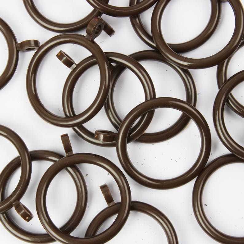 30 Pack of Plastic Curtain Rings for 19 to 28mm Poles 9 Etsy