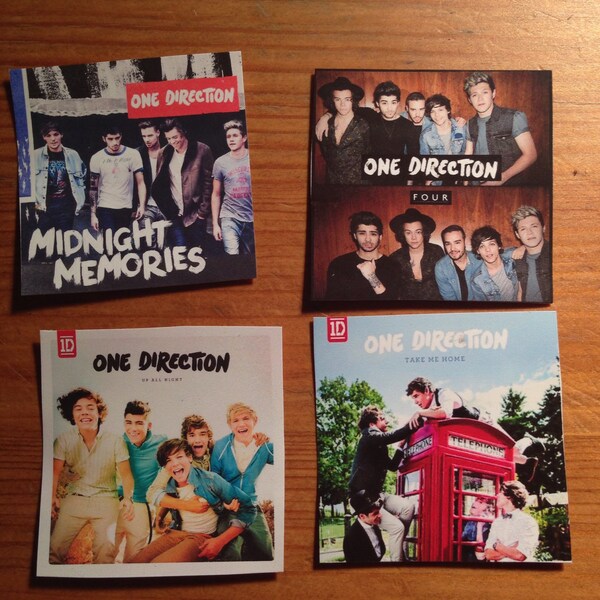 ONE DIRECTION Album Sticker Set