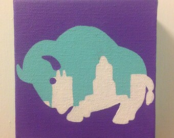 Buffalo Cityscape Painting