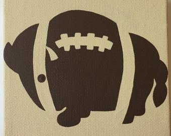 Buffalo Football Painting