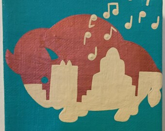 Buffalo Music Painting