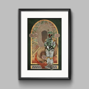 Boba Fett Art Nouveau Inspired Print