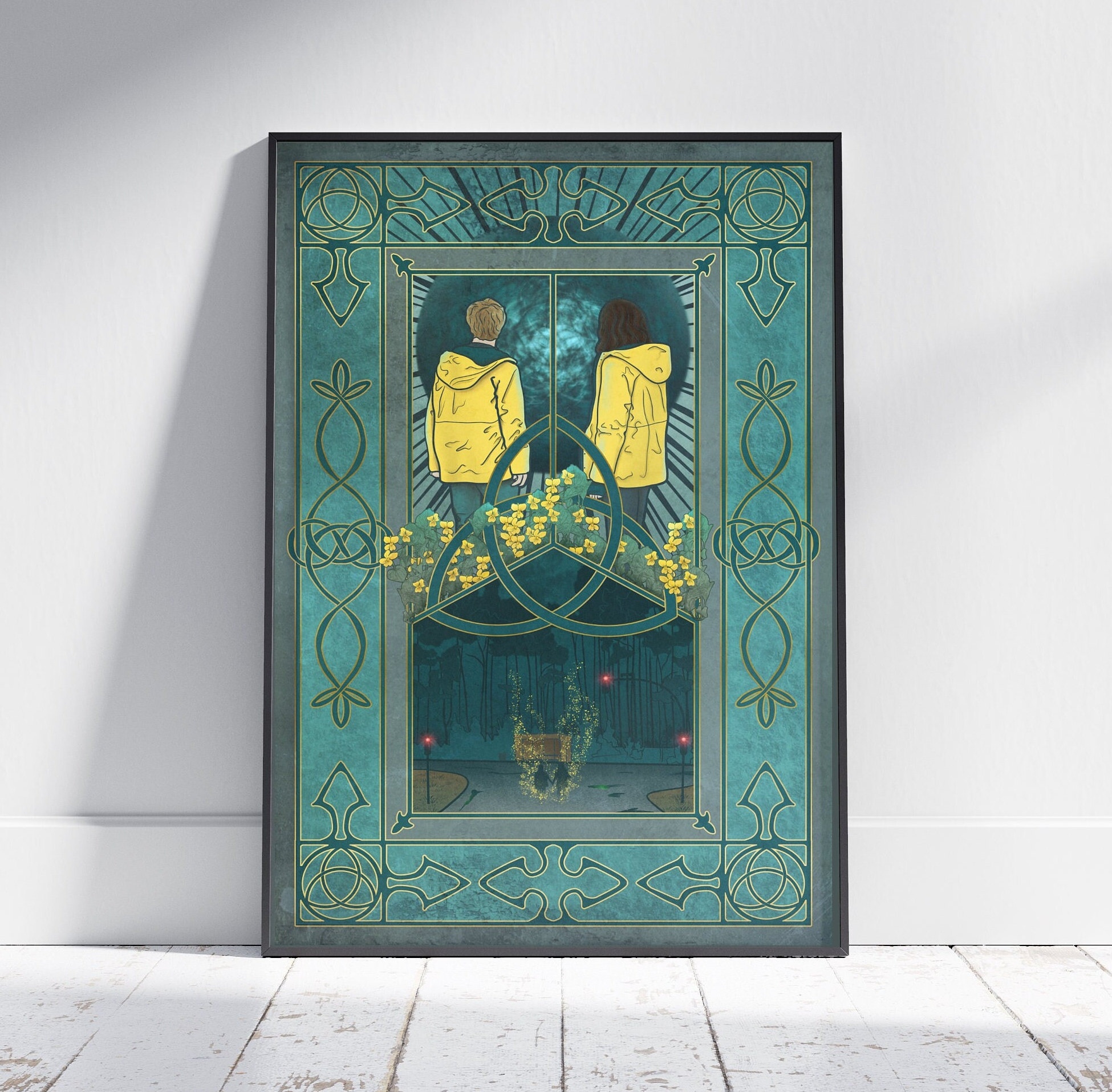 DARK Jugendstil Print Poster Jonas Kahnwald und Martha Neilsen
