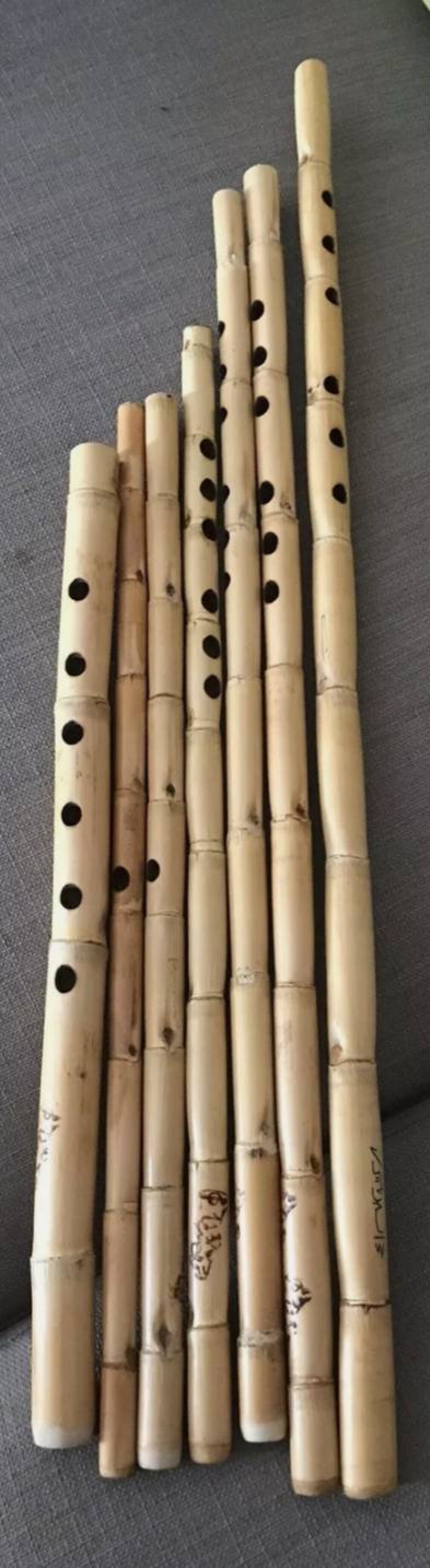 Egyptian Ney / Nay Flute Wood Wind FULL Set 7 Pcs - Etsy UK