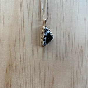 Sterling Silver White Buffalo Pendant