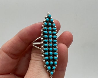 Sterling Silver Turquoise Ring. Sizes 8 & 9