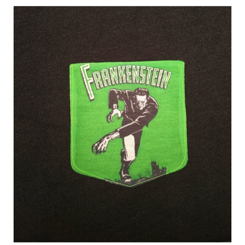 Frankenstein Pocket Tee Shirt - 