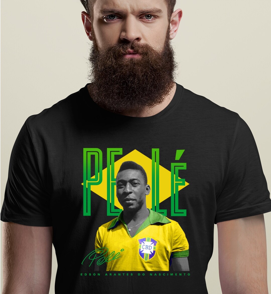 Pele T-shirt Pele Soccer Shirt Soccer Shirt Soccer - Etsy