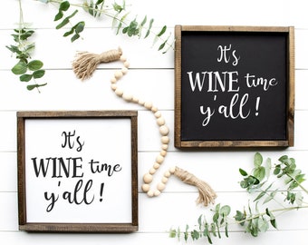 cute wine signs, girlfriend gifts, funny wine signs, teacher gifts, farmstyle signs, wine signs, tiered tray signs, wife gift, mom gift