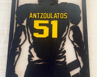 Football lovers, Football parent, 3D Football sign, Football player, Football child, Proud parent ,Football son