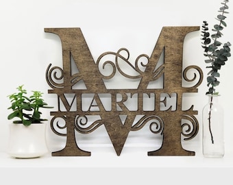 Custom Monograms, Wooden Monograms, Name Signs, Mantle Signs, Custom Name Signs, Monograms