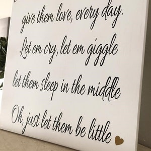 Let them be little, Let them be little sign, Kids Decor, Playroom Decor, Kids Sign, Nursery Decor, Wood Sign, Wall decor,Baby shower Gift image 3