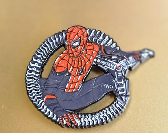 Spider-man Pin. Enamel Pin. Avengers. Super Hero Movie Pin. Backpack Accessories.