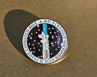 Blue Lightsaber Pin: Star Wars Inspired Backpack Accessory