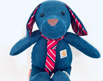 Baby Clothes Keepsake Memory Puppy Dog Stuffed Animal