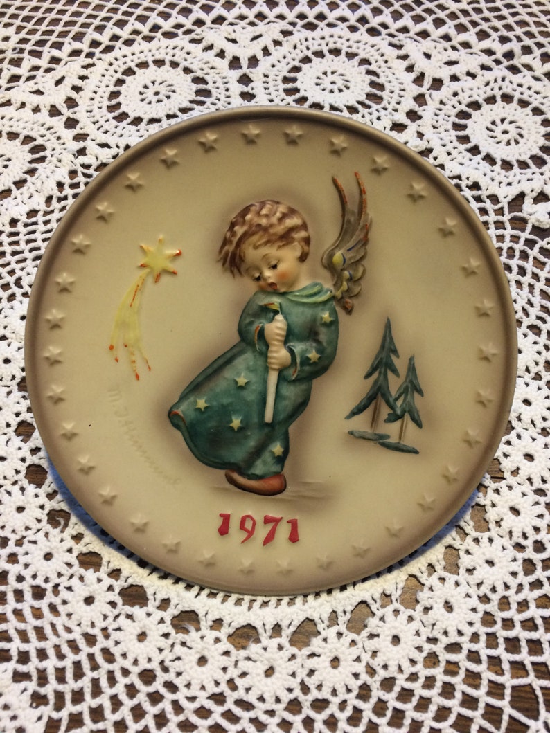 First Ed 1971 M.J NO Box Hummel Plate