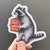 Funny Raccoon Sticker With Original Raccoon Art by Sarah Becktel ...
