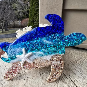 Sea Life Glass and Resin Art - Etsy