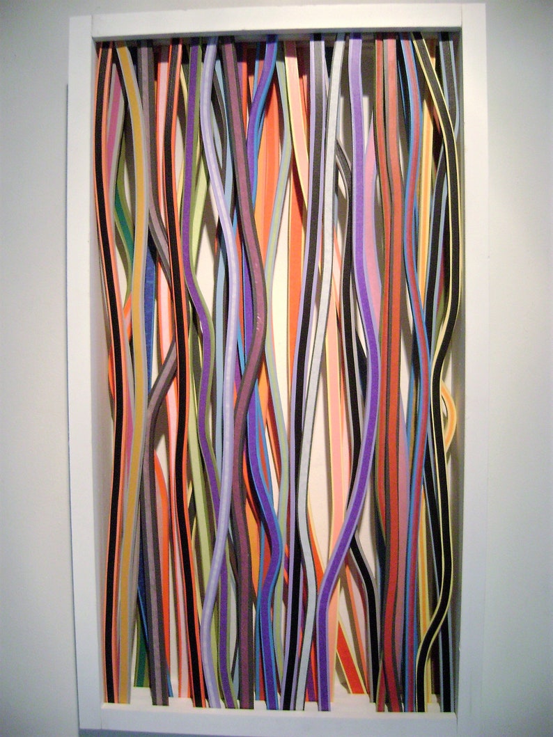 Has Been Sold Wall Sculpture/pvc and Paper Wall Art/office Art/3d Wall ...