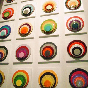 wall sculpture/mixed media wall art/office art/titled Ode to the circle image 4