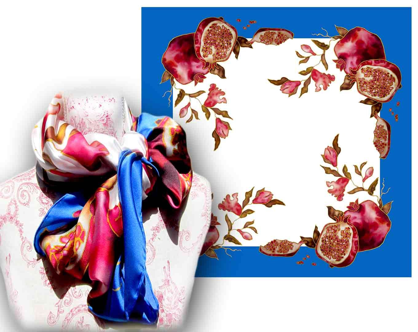 afgedrukt van oorspronkelijke zijdeschilderen Tassen & portemonnees Draagtassen Blauwe orchideeën Tote Bag 