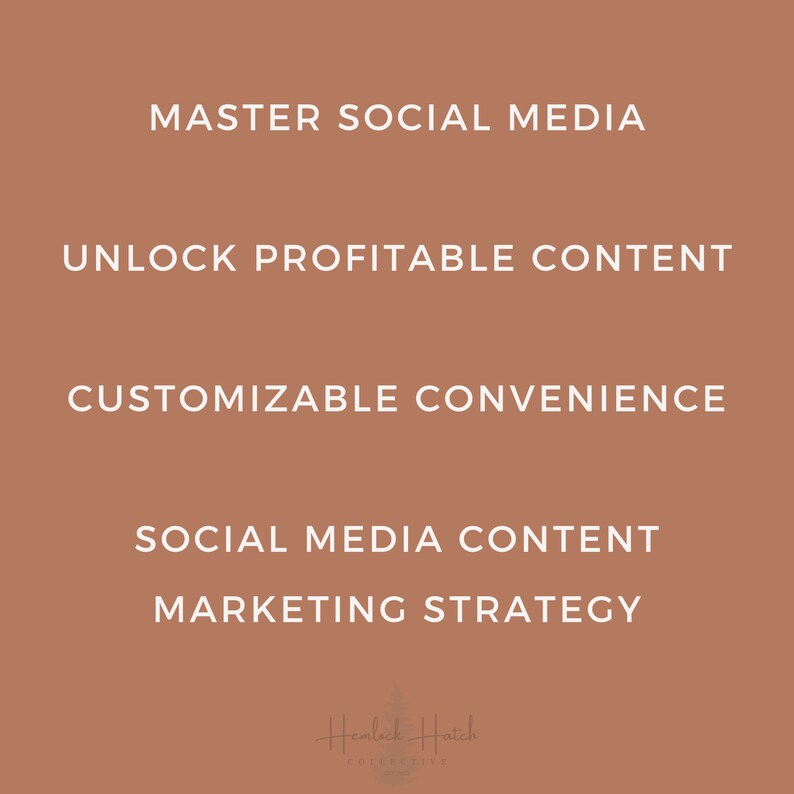 Content Planner Template Social Media Content Planner Digital Content