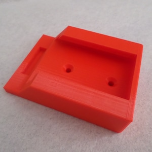 Black + Decker 20V Battery Wall Mount / 3D Printed (Orange) - Ready to Ship, FREE Standard US Shipping