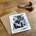 see more listings in the Linocut gift cards section