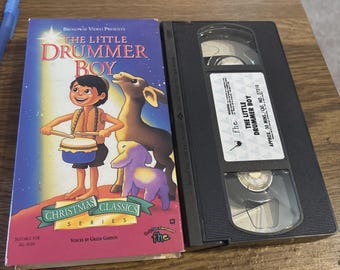 Vintage 1993 the LITTLE DRUMMER BOY Christmas Cartoon Vhs Video