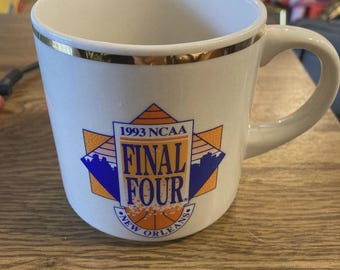 1993 NCAA Final Four Basketball New Orleans CUP Coffee Mug 3-5/8", Licensed