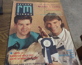 RM Record Mirror Magazine May 16 1987 Glenn & Chris, Cameo, pop will eat itself