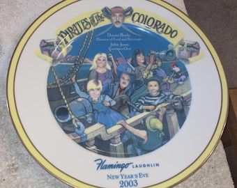 Flamingo Laughlin Casino New Years Eve 2003 Plate, Pirates of the Colorado