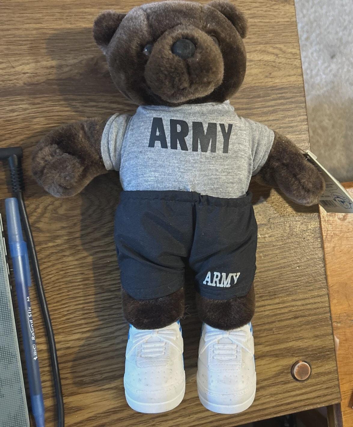 Bear Forces of America Teddy Bear, ARMY Sweat Suit 10