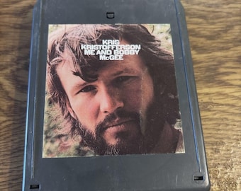 Kris Kristofferson Me and Bobby McGee 8 Track Tape PZA 30817