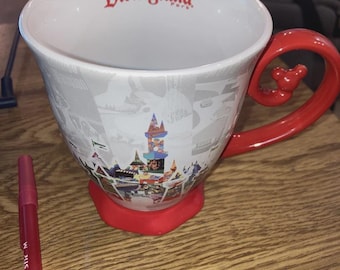 Vintage Disney  Disneyland Coffee Cup Mug- Let the Memories begin, 14 0z