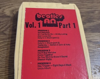 Beatles ΑΩ (Vol. 1 Part 1) Vintage 8 Track Tape 1972 T.V. Products