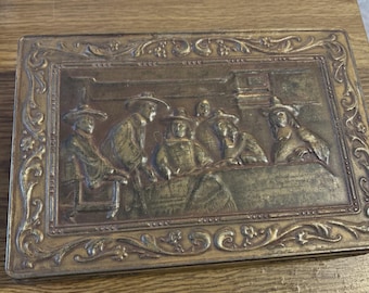 N. V. BISCUTEABRIEK Victoria Dorrecht - Holland Tin "The Syndics by Rembrandt"