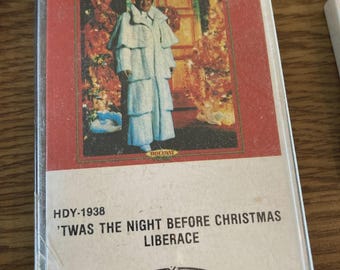 Liberace Twas the Night Before Christmas Cassette 1981 Holiday Records
