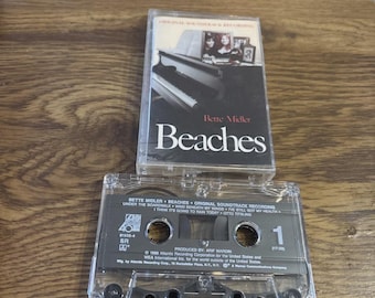 BEACHES Original Soundtrack Recording Cassette , Bette Midler 1988 Atlantic WEA
