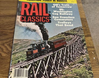 RAIL CLASSICS Magazine January 1980 Industrial Power in Indiana
