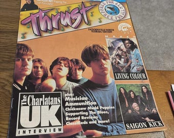 Thrust Magazine N Florida Edition March 1991 Charlatans UK, Living Color