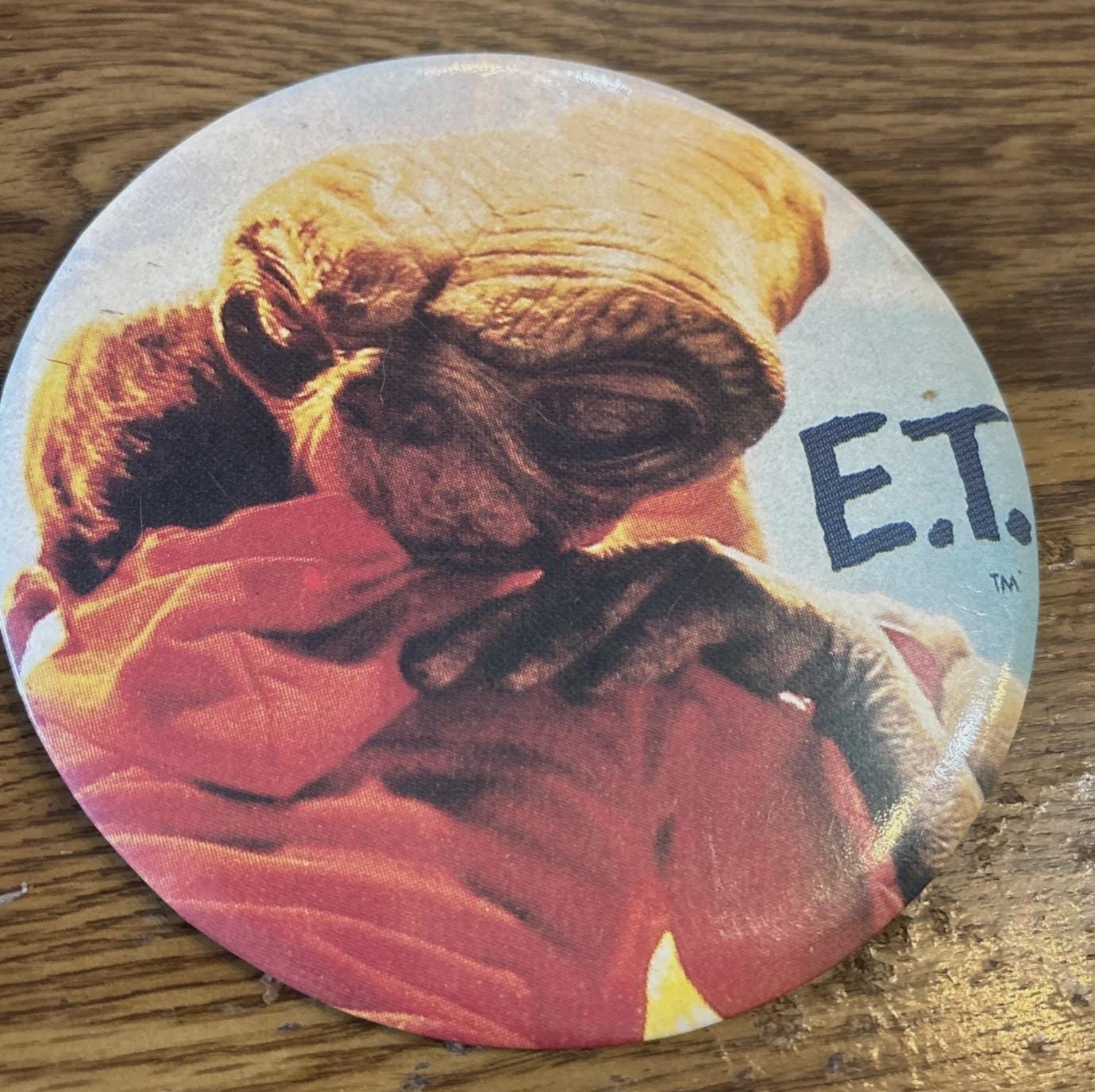 EXO 缶バッジ　giant button ジャイアント　ボタン E.T. the Extraterrestrial Giant 6