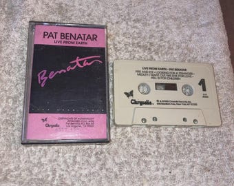 Pat Benatar Live From Earth Cassette, 1983 Chrysalis FVT 4144-1