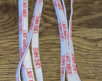 Cordones de zapatos promocionales de la película "Como Mike", Turner Classic Films 2002 (NBA Michael Jordan)